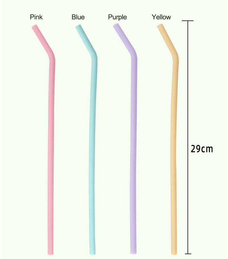 silicone straw set